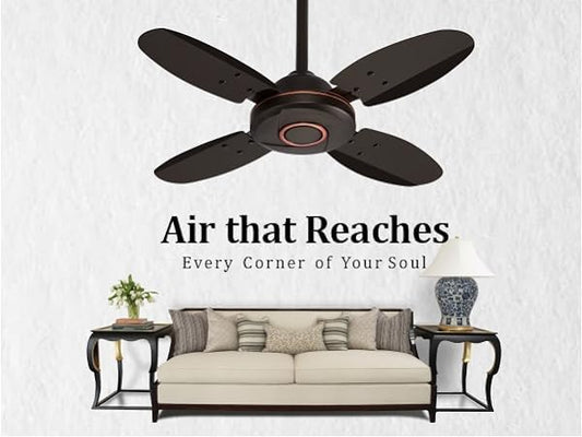 ACTIVA ORNET High Speed 850 RPM 4 Blades (600MM) Anti DUST Coating Ceiling Fan 2 Year Warranty (Smoke Brown)