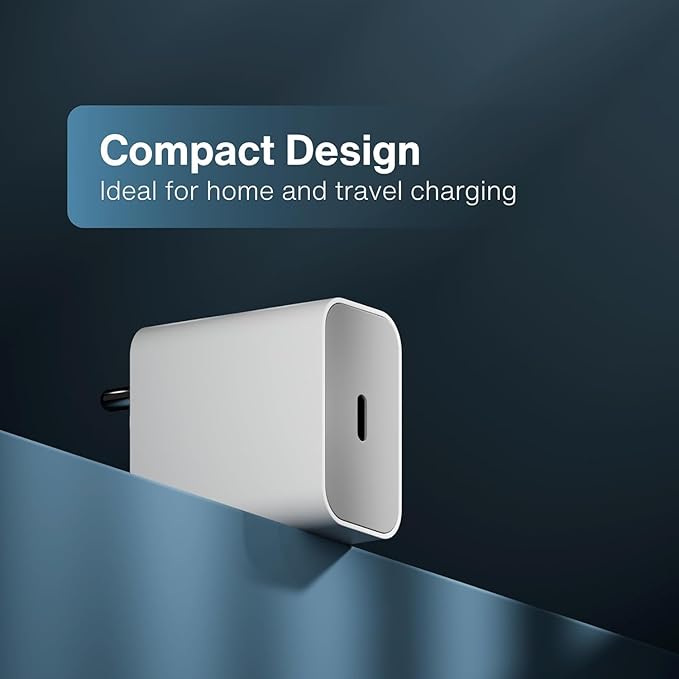 20W Original (MFi-Certified with 2 Years Extended Warranty) Fast Charger&Cable Compatible with iPhone 14/14Plus/14Pro/14Promax 13/13Pro/13Promax 12/12Pro/12/11/X/Xr Series by HOMEMO