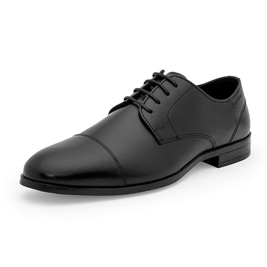 Red Tape Formal Derby Shoes for Men | Real Leather Shoes with Low-Cut Pattern