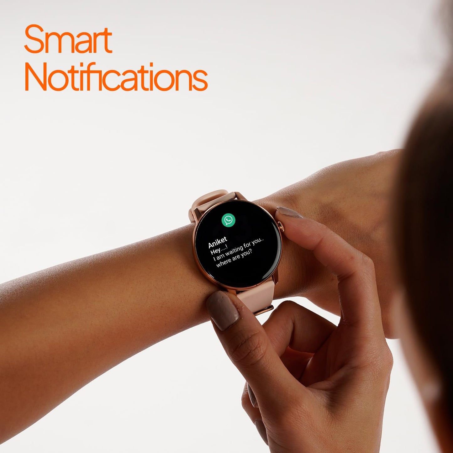 Fire-Boltt Phoenix Pro Smart Watch 1.39 inch Bluetooth Calling, AI Voice Assistant, Metal Body with 120+ Sports Modes, SpO2, Heart Rate Monitoring (Pink)