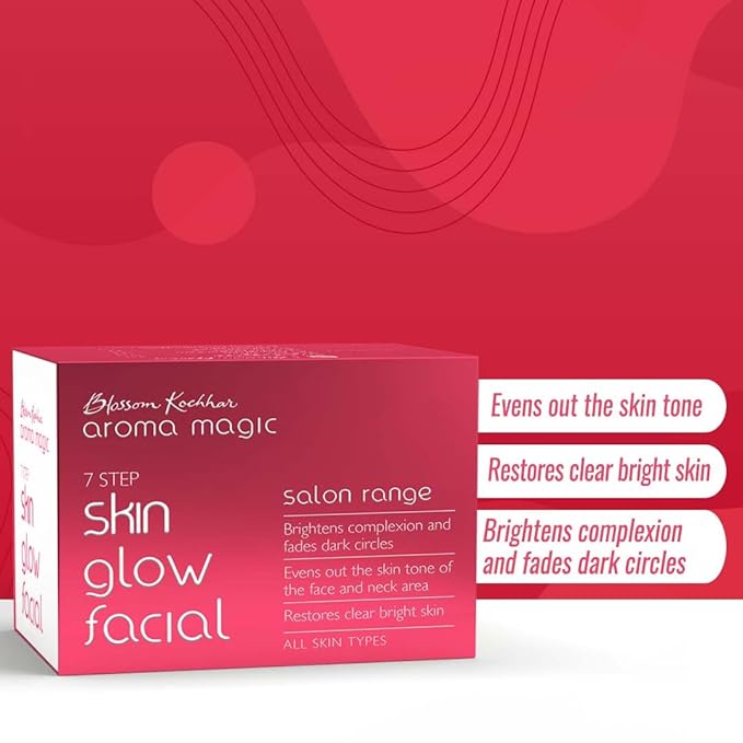 Aroma Magic Skin Glow Facial Kit, (Salon Range) 7 Step