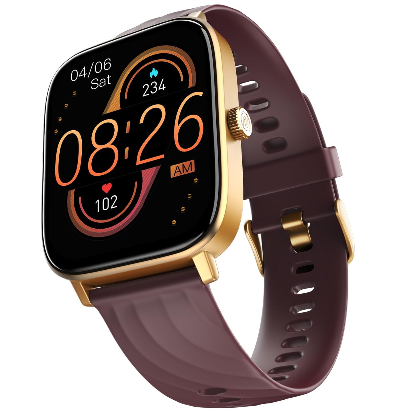 Noise New Macro Smart Watch with 2.0” HD Display,Metallic Finish BT Calling, Functional Crown, 7 Days Battery Life, Sleep Tracking, 200+ Watch Faces (Elite Black)