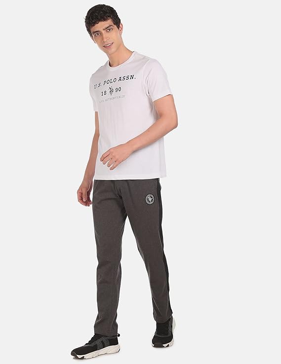 U.S. POLO ASSN. Men Comfort Fit Brand Print I683 Regular Fit T-Shirt - Pack of 1