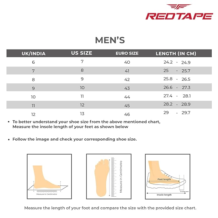 Red Tape Chelsea Boots for Men | Real Leather Shoes With High-cut Pattern