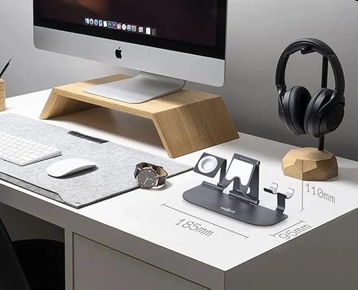 Adjustable Height & View Angle,Phone Stand Holder for Smartphones,Tablets,Kindles & for iPad.