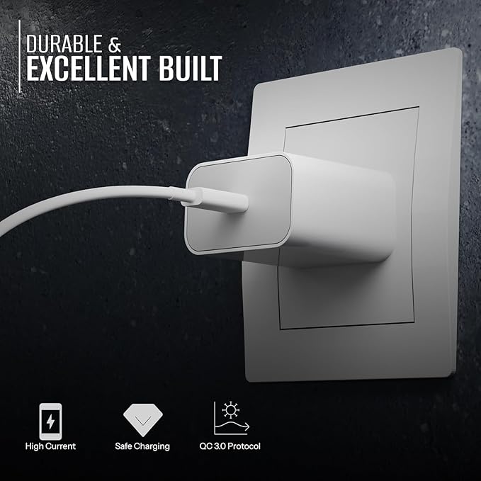 20W Original (MFi-Certified with 2 Years Extended Warranty) Fast Charger&Cable Compatible with iPhone 14/14Plus/14Pro/14Promax 13/13Pro/13Promax 12/12Pro/12/11/X/Xr Series by HOMEMO