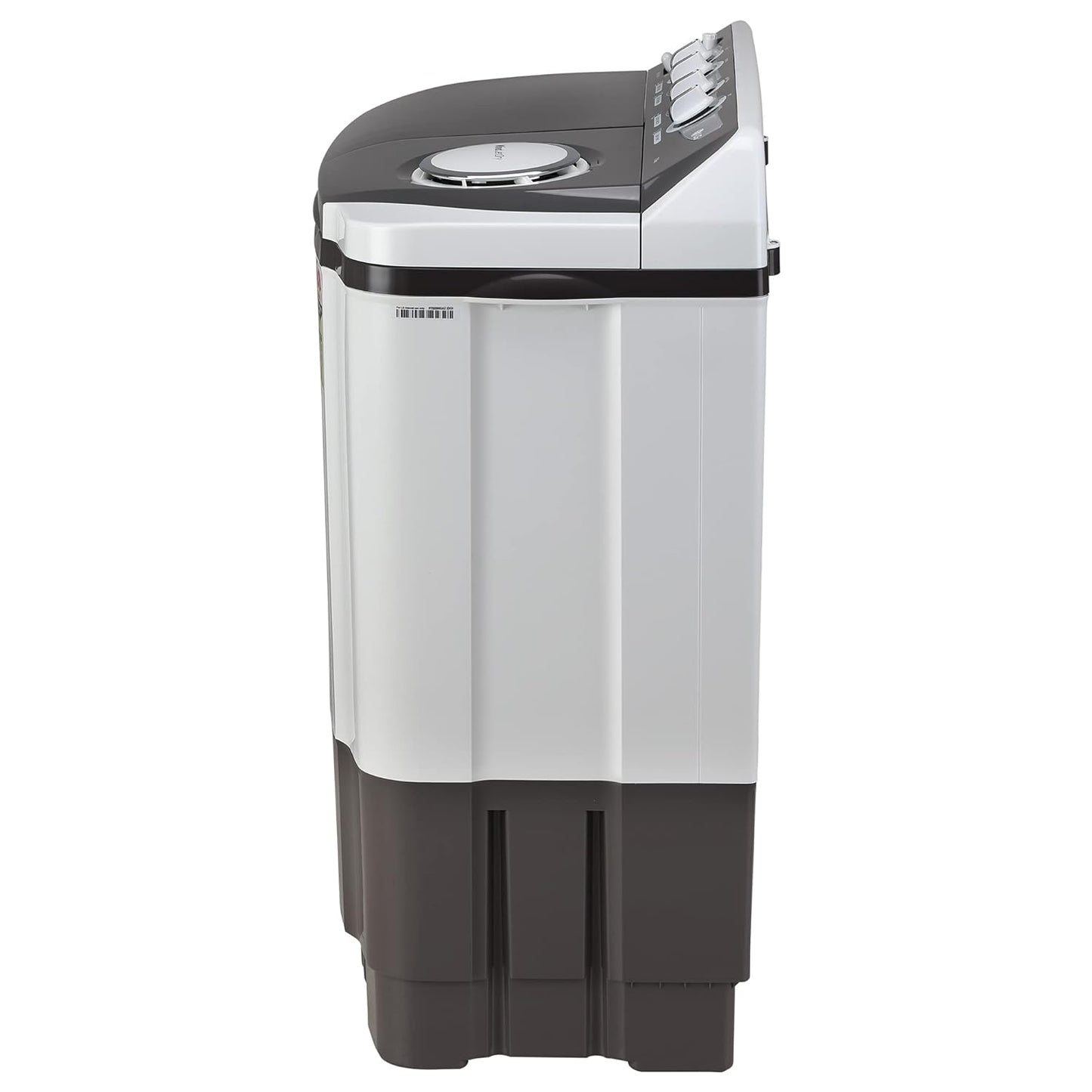 LG 7 Kg 5 Star Wind Jet Dry Semi-Automatic Top Loading Washing Machine (P7020NGAZ, Dark Gray, Rat Away Feature)
