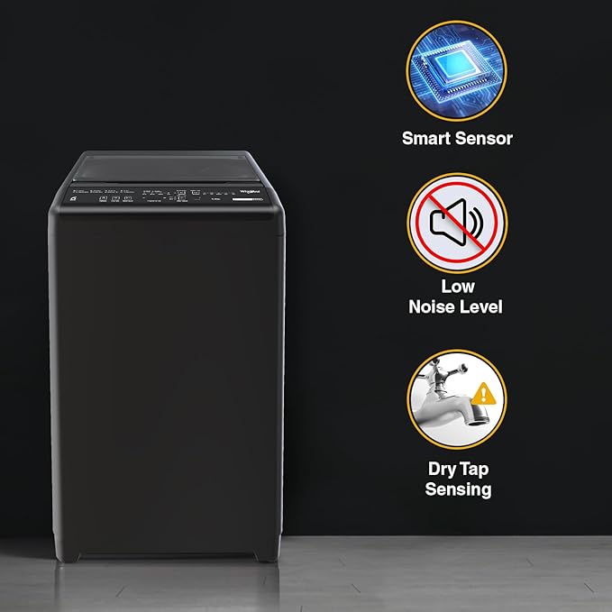 Whirlpool 6 Kg 5 Star Royal Fully-Automatic Top Loading Washing Machine (WHITEMAGIC ROYAL 6 GENX, Grey, ZPF Technology)