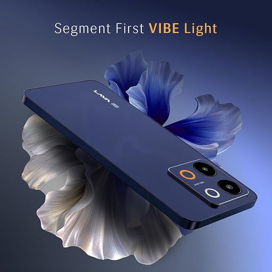 Lava Blaze 3 5G (Glass Blue, 6GB+128GB) | Segment's Fastest 5G Smartphone | Dimensity 6300 Processor | 90Hz Display | 50MP+2MP AI Camera with Vibe Light | 5000 mAh | Special Discount on All Banks