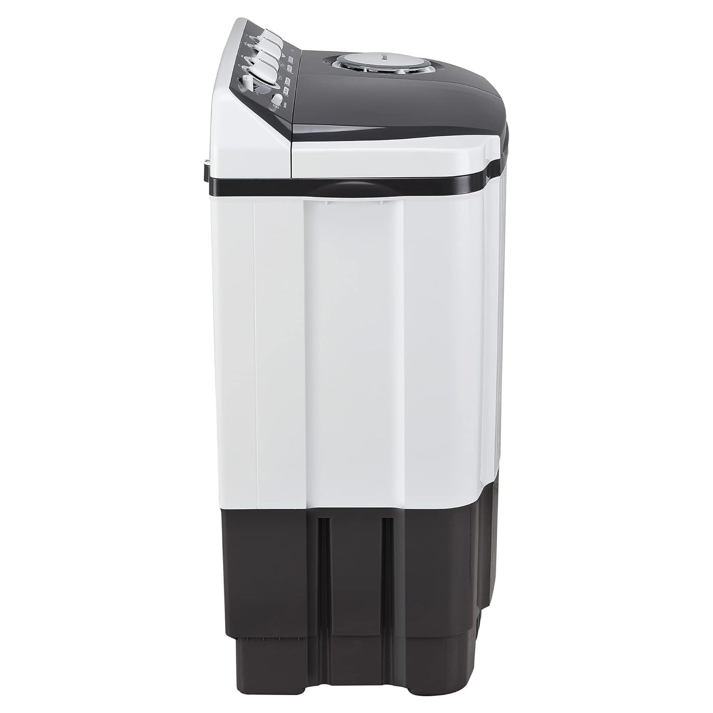 LG 7 Kg 5 Star Wind Jet Dry Semi-Automatic Top Loading Washing Machine (P7020NGAZ, Dark Gray, Rat Away Feature)