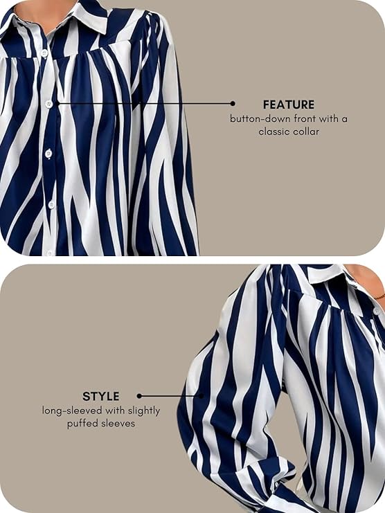 GRECIILOOKS Shirt for Women Stylish | Long Shirt for Women | Oversized Shirt for Women | Women Shirt | Woman TOP