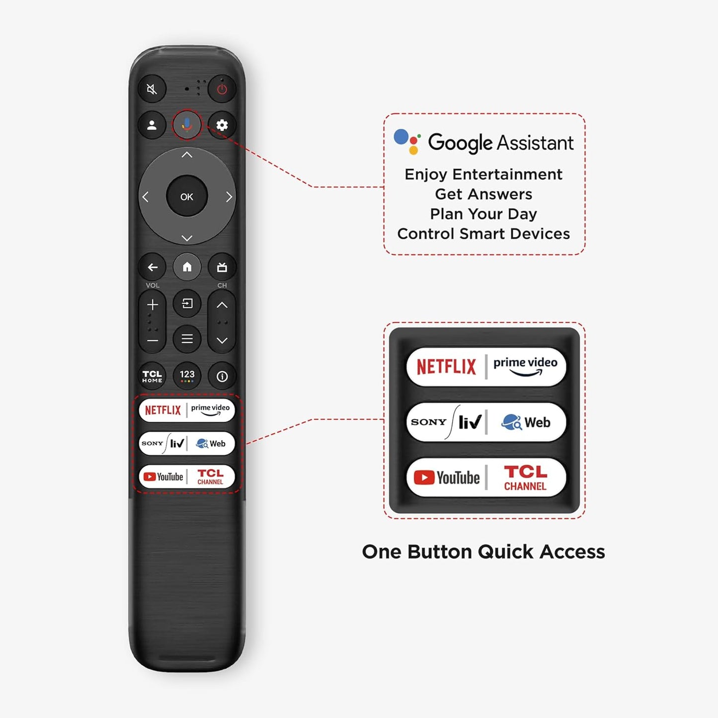 TCL 139 cm (55 inches) 4K Ultra HD Smart QLED Google TV 55P71B Pro (Black)