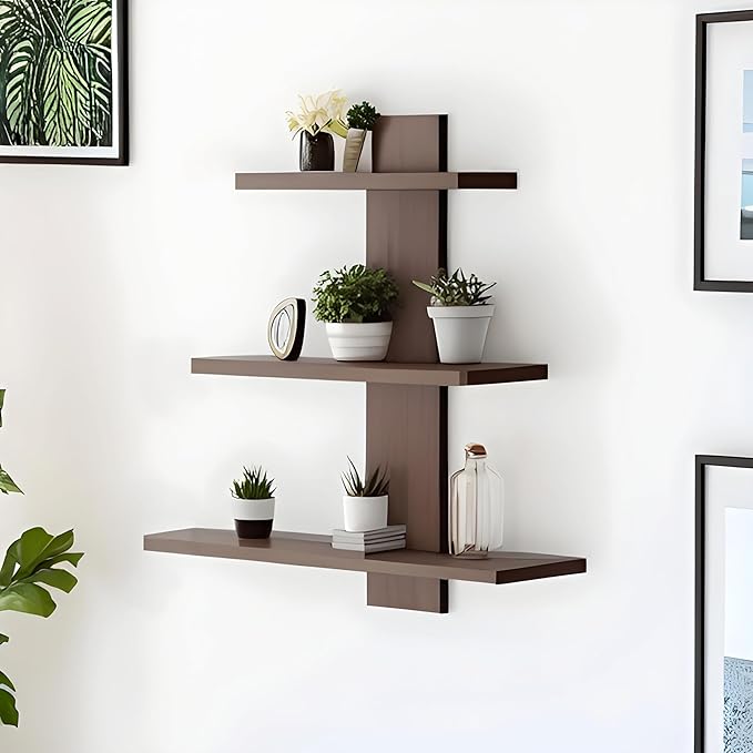 Dime Store Wall Decor Wall Shelves for Home Decor Items, Living Room and Bedroom | Wall Mount Wooden Wall Shelf