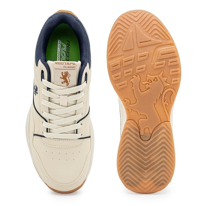 Red Tape Casual Sneaker Shoes for Men | Elegantly Rounded Front, Soothing Insole & Impact-Resistant Comfort