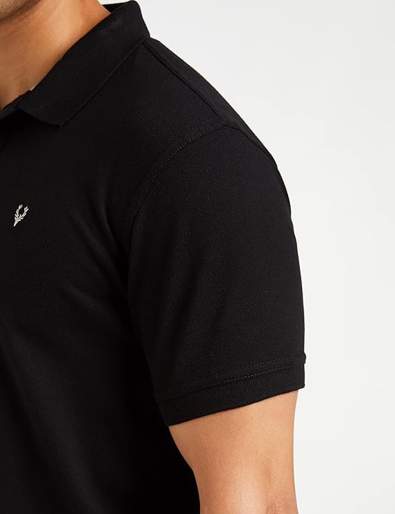 Allen Solly Men's Solid Regular Fit Polo
