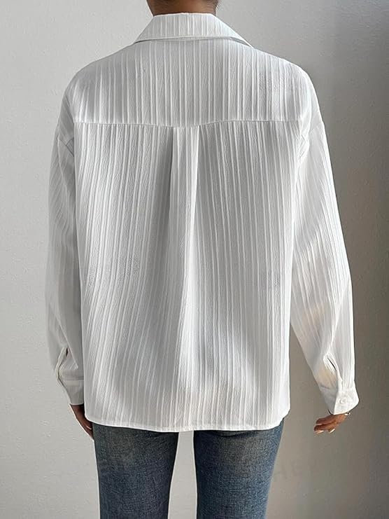 GRECIILOOKS Shirt for Women | Women Shirt | Long Shirt for Women | Shirt Tops for Women | Oversized Shirt for Women