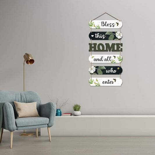 Artvibes Home Decorative Wall Art MDF Wooden Wall Hanger for Living room | Bedroom | Gifts | Wall Hangings for Decoration | Modern Decor Items | Artworks Canvas Painting (WH_6603N), Set of 6