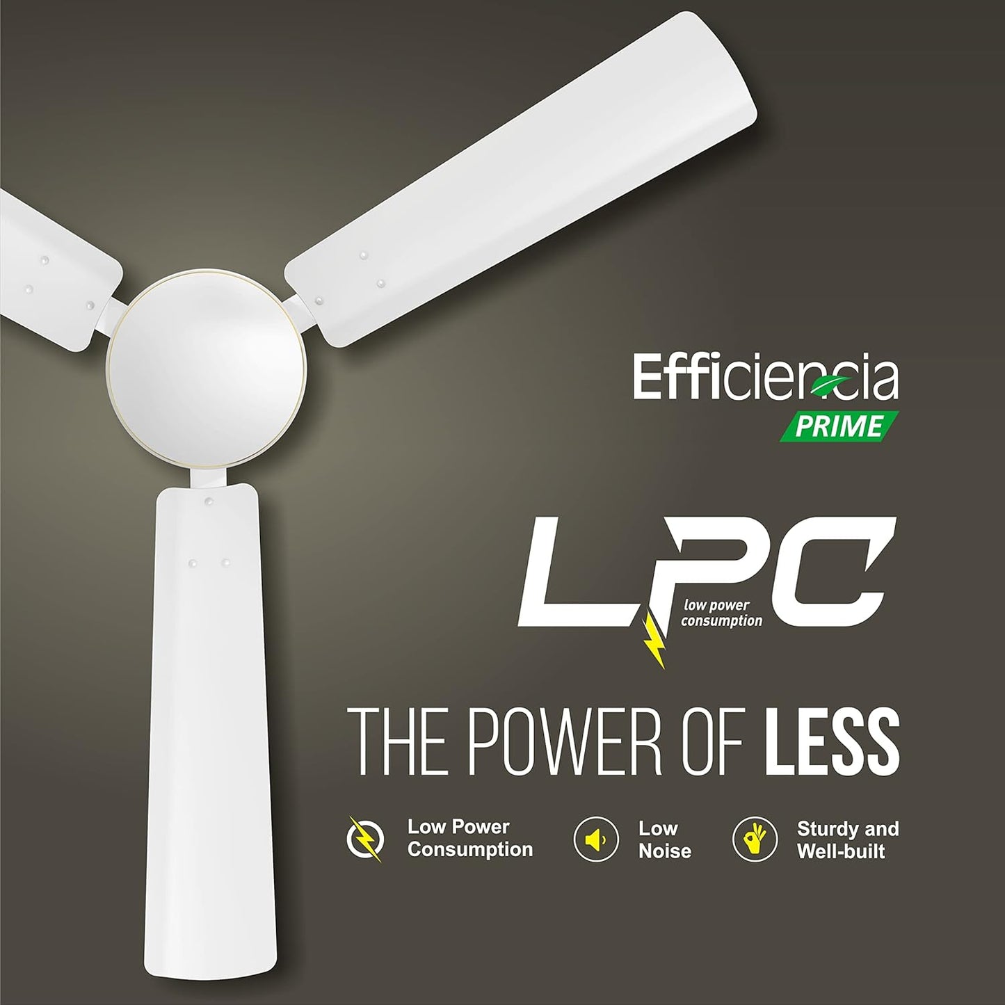 Havells 1200mm Efficiencia Prime BLDC Motor Ceiling Fan | 5 Star with Remote, 100% Copper | Upto 53% Energy Saving, High Air Delivery, 2 Year Warranty, Inverter Friendly, Timer | (Pack of 1, White)