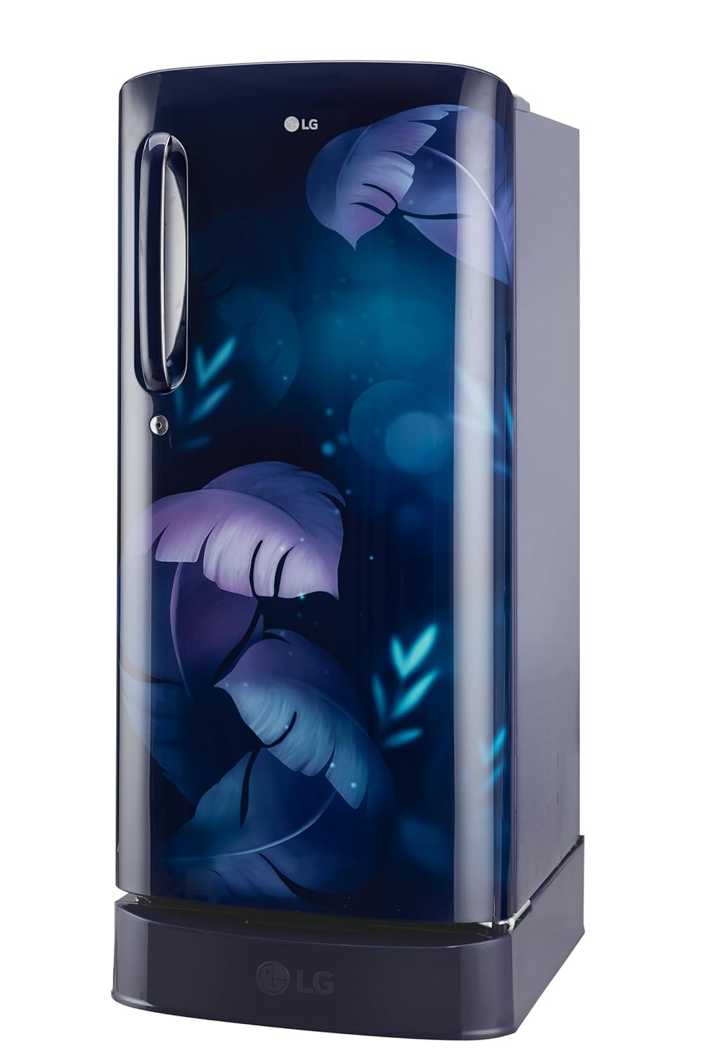 LG 185 L 5 Star Direct Cool Smart Inverter Compressor Single Door Refrigerator (GL-D201ABIU, Blue ILAN, Moist N Fresh, Auto Smart Connect with Base Stand Drawer)
