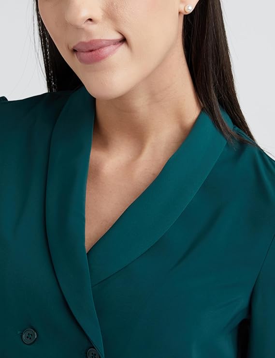 Allen Solly Women's Solid Regular Fit Blouse