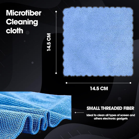 Sounce 3 in 1 Cleaning Set for Screen PC, Laptops, Monitors, Mobiles, LCD, LED, TV/Professional Quality/Prevents Static Electricity, 100ml with Micro Fiber Cloth and Soft Brush