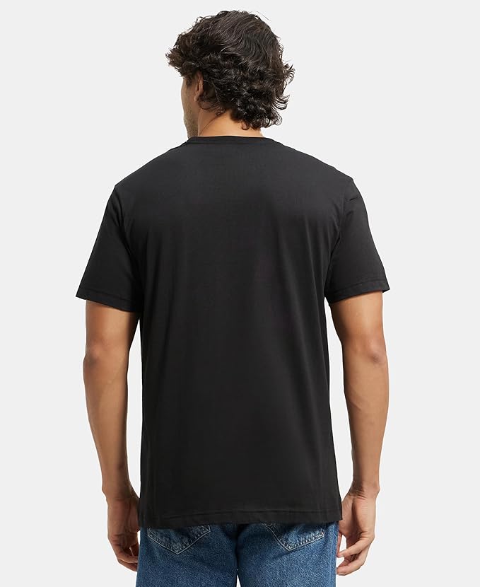 Jockey 2714 Men's Super Combed Cotton Rich Solid Round Neck Half Sleeve T-Shirt