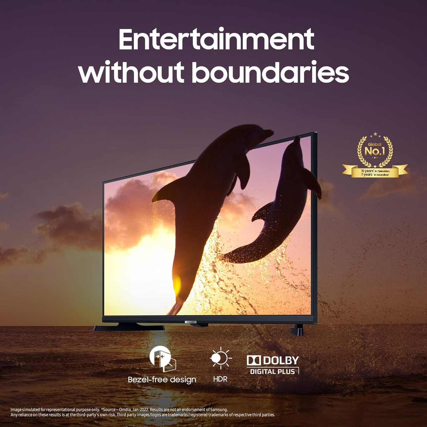 Samsung 80 cm (32 inches) HD Ready Smart LED TV UA32T4380AKXXL (Glossy Black)