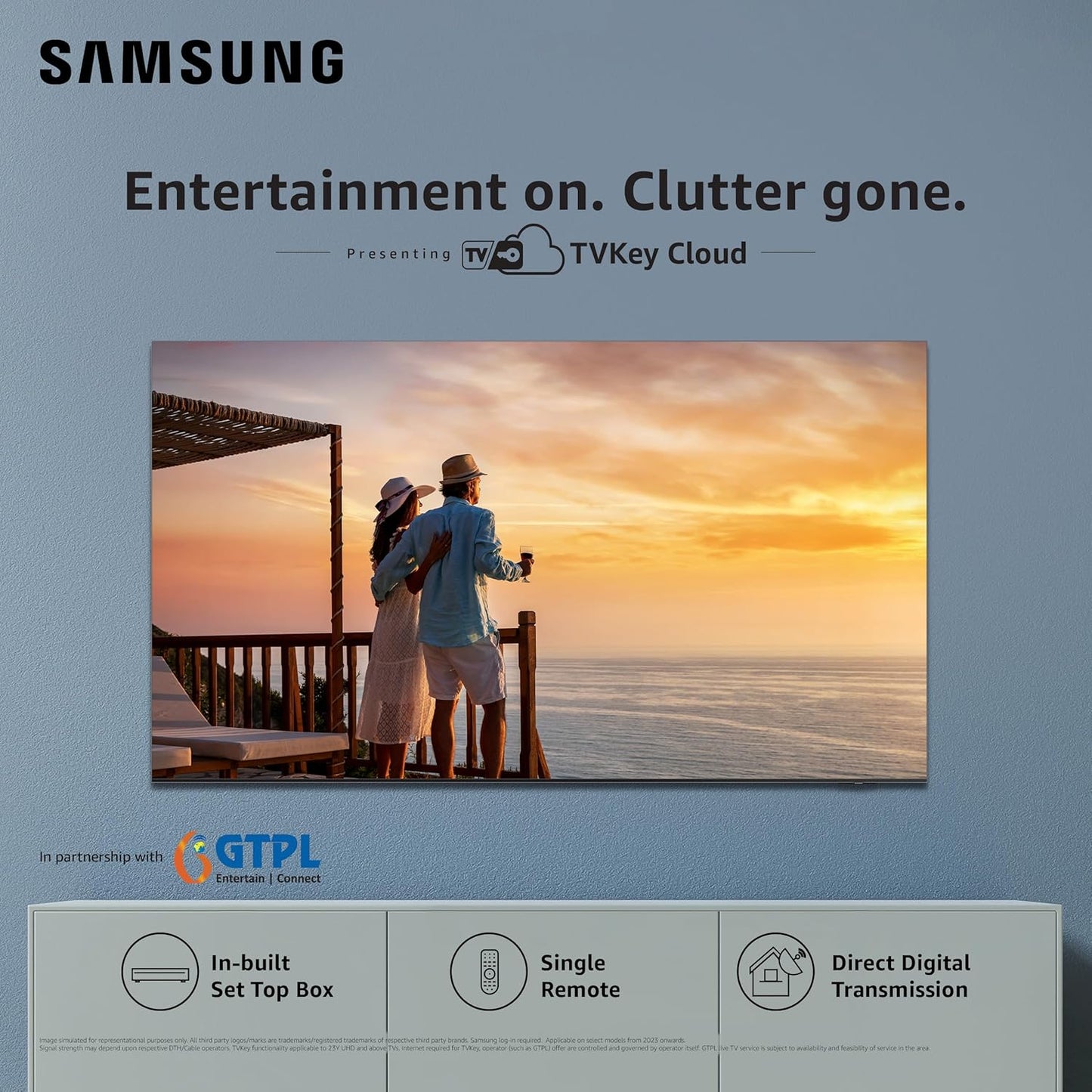 Samsung 108 cm (43 inches) 4K Ultra HD Smart LED TV UA43DUE70BKLXL (Black)