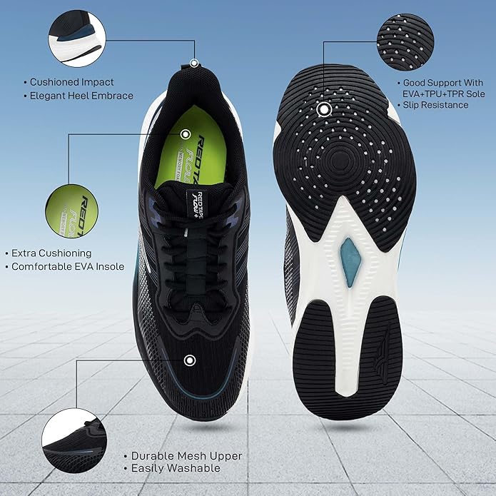 Red Tape Athleisure Shoes for Men |Cultured Round-Toe Shape & Cushioning Technology