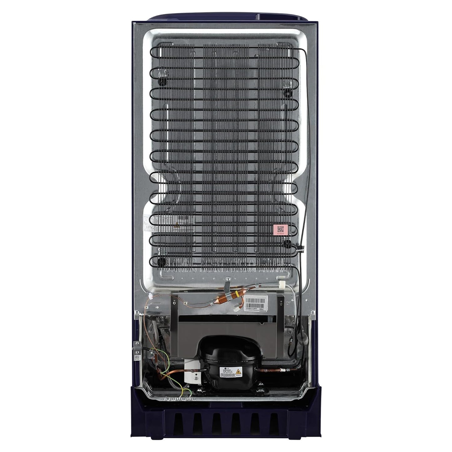 LG 185 L 5 Star Direct Cool Smart Inverter Compressor Single Door Refrigerator (GL-D201ABIU, Blue ILAN, Moist N Fresh, Auto Smart Connect with Base Stand Drawer)