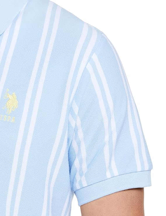 U.S. POLO ASSN. Men's Striped Regular Fit Polo Shirt