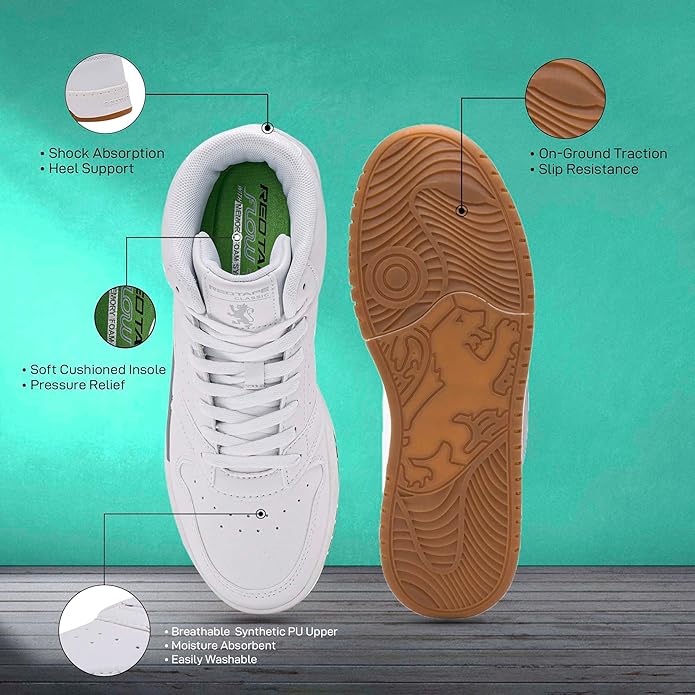 Red Tape Casual Sneaker Shoes for Men | Enhanced Comfort with Cushioned Insole and Slip-Resistant