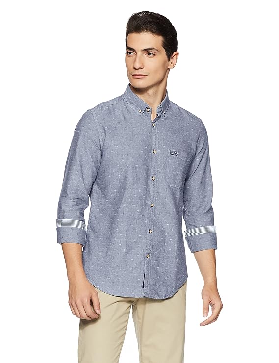 U.S. Polo Assn. Denim Mens Slim Fit Printed Shirt