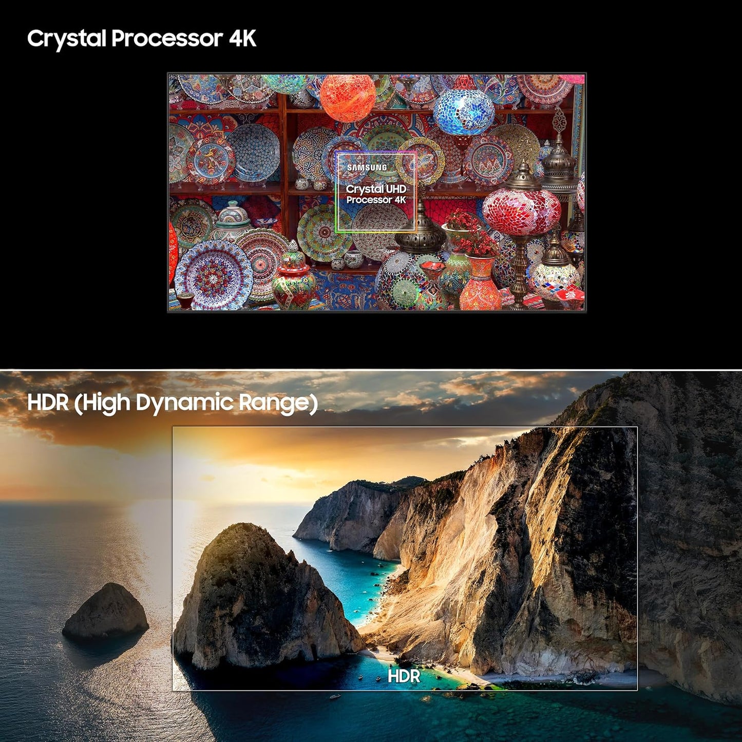 Samsung 108 cm (43 inches) 4K Ultra HD Smart LED TV UA43DUE70BKLXL (Black)