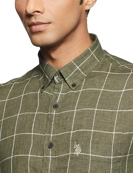 U.S. POLO ASSN. Men's Regular fit Casual Shirt