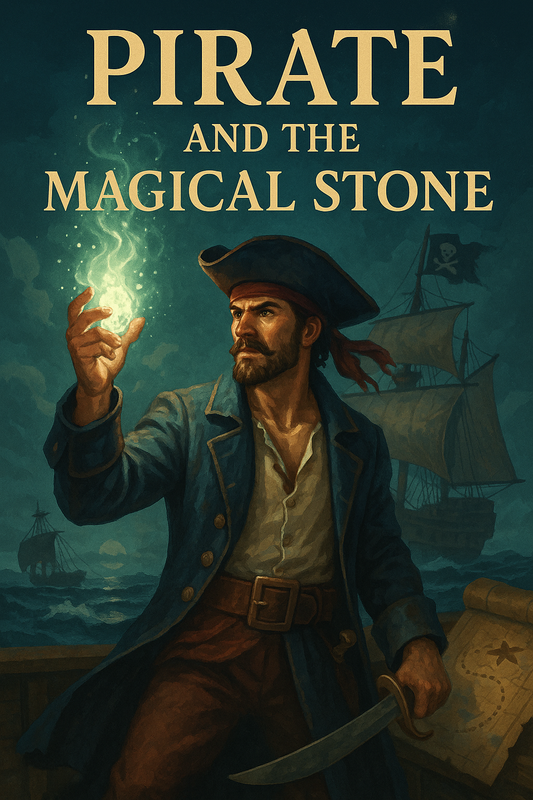 Digital story book of a pirate and the magical stone