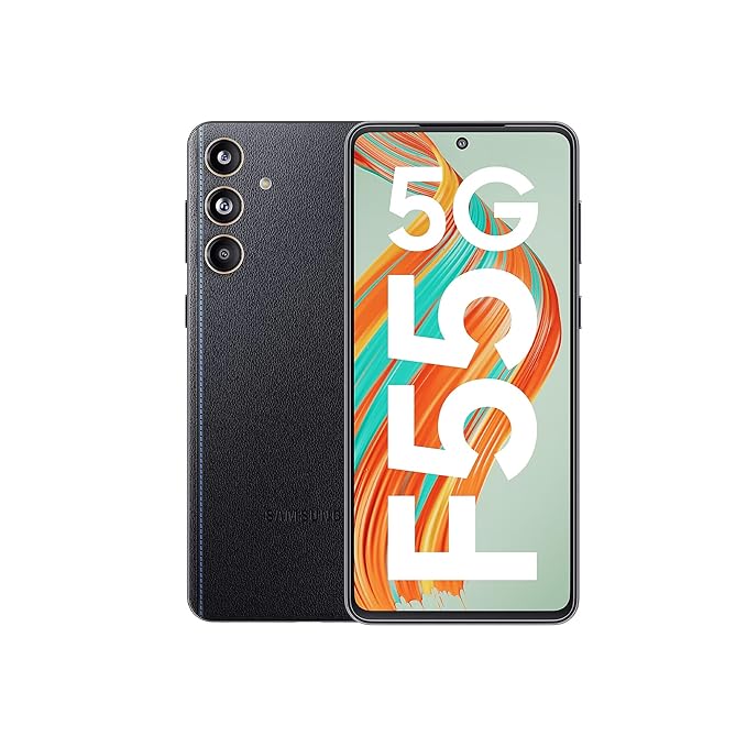 Samsung Galaxy F55 5G (Raisin Black, 256 GB) (8 GB RAM)